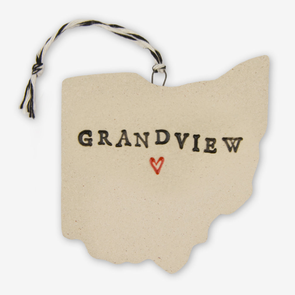Tasha McKelvey: Ceramic Grandview, Ohio Ornament
