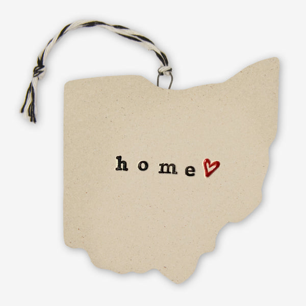 Tasha McKelvey: Ceramic Ohio Home Ornament