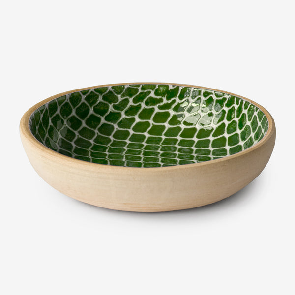 Terrafirma Ceramics: Fruit Dessert Bowl: Taj Pine