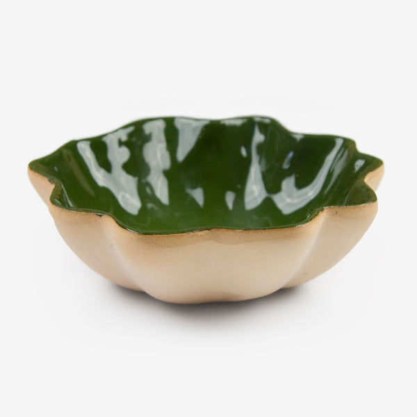 Terrafirma Ceramics: Gourd Dip Bowl: Pine