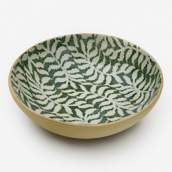 Terrafirma Ceramics: Medium Serving Bowl: Fern Pine