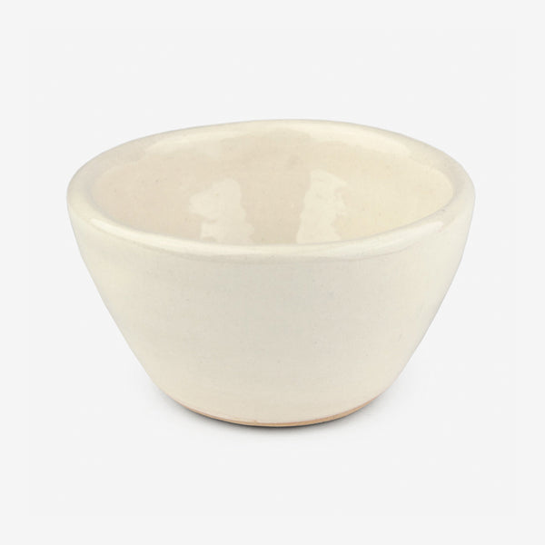 Terrafirma Ceramics: Mini Dip Bowl: Ivory
