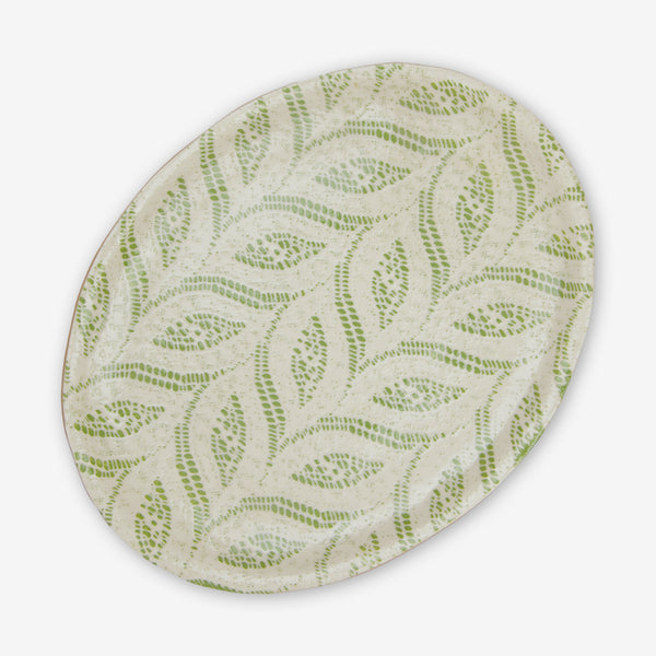 Terrafirma Ceramics: Small Oval Platter: Paisley Citrus