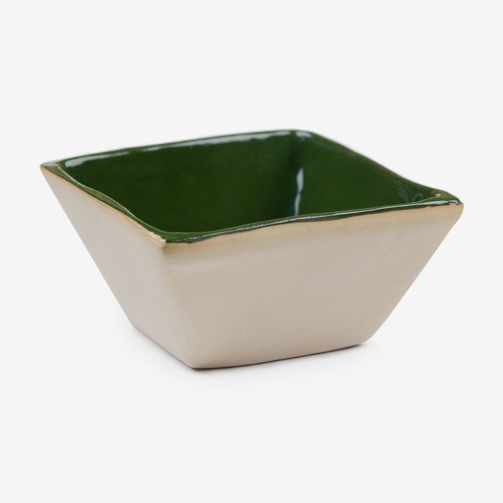Terrafirma Ceramics: Square Dip Bowl: Pine