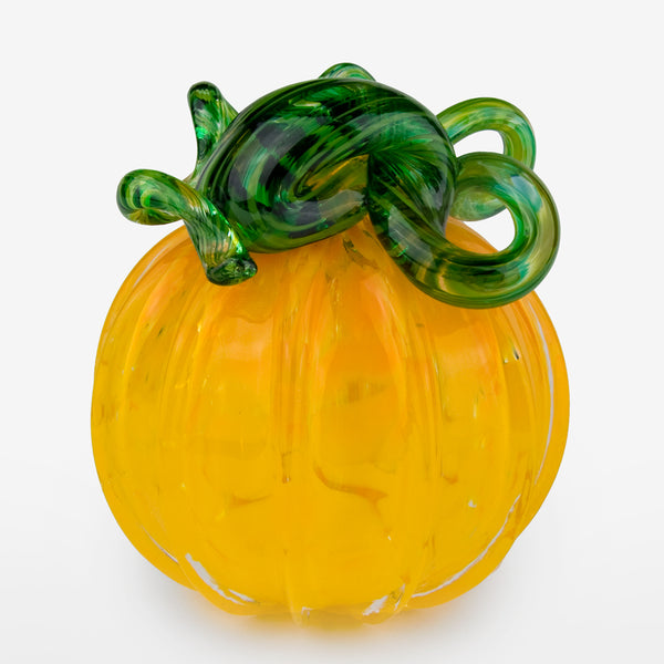The Glass Forge: Large Pumpkin: Yellow